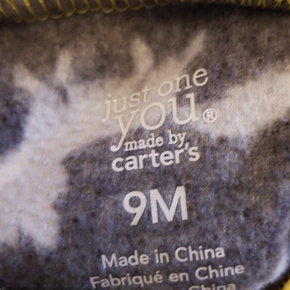 CARTER'S fleece 2 wolf footies & snowman sleep sak - Picture 2 of 5